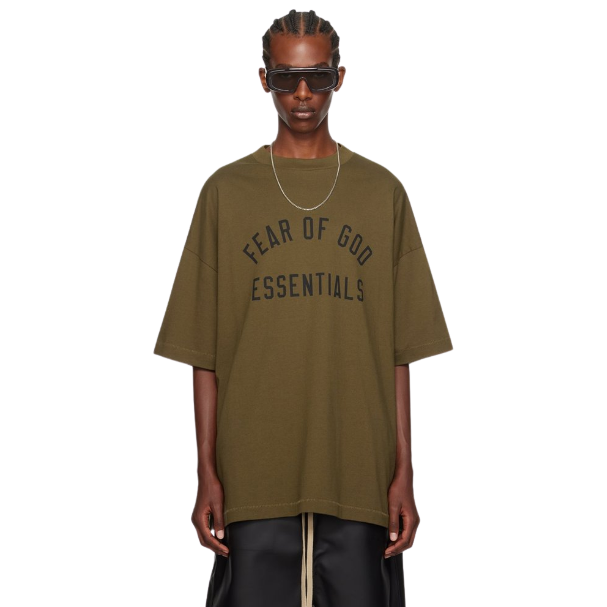 国内発送☆FEAR OF GOD☆JERSEY LONG SLEEVE TEE/OLIVE Fear of God - Jersey Long Sleeve T-Shirt in Olive – Stoy