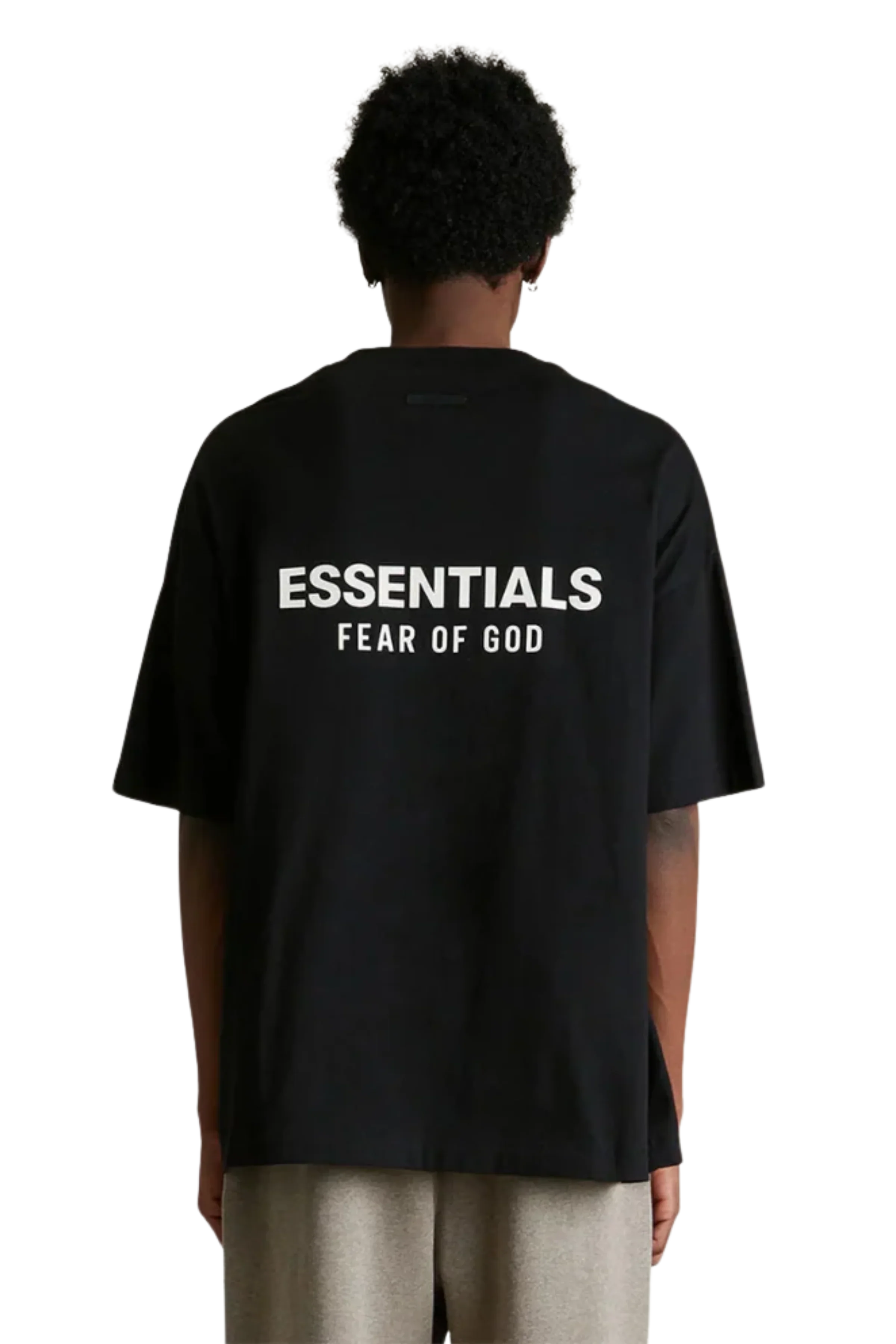 SS25 FOG Essentials Jersey Crewneck Tee BLACK - Clothing | ShaLaoBan