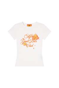 AFGK Colourful Rhinestone Floral Tee