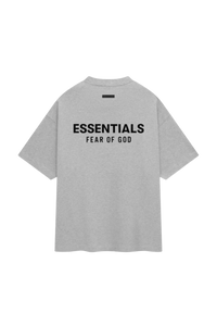 SS25 FOG Essentials Jersey Crewneck Tee LIGHT HEATHER GREY