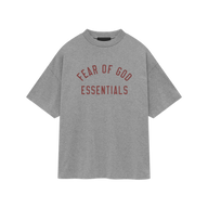 Fear Of God Essentials FW24 Jersey Crewneck Tee Dark Heather