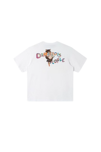 Dangerous People Child-Like Cat Print Tee