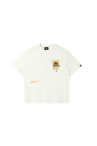 Dangerous People Colourful Button Hamburger Tee