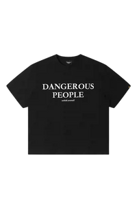 Dangerous People Elegant Font Logo Tee