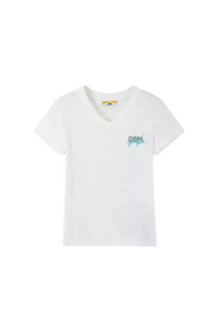 IDontSmoke Ladies V-Neck Ripple Tee - ShaLaoBan