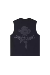 Dangerous People Rose Print Vest