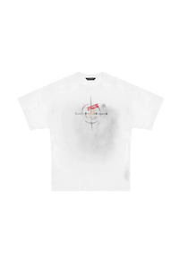 MasonPrince Stained Distressed Bull's Eye Tee