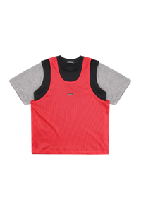 MasonPrince Two Piece Mesh Jersey Tee