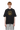 Drew House Painted Mascot Tee in black with yellow smiley logo for casual fashion.