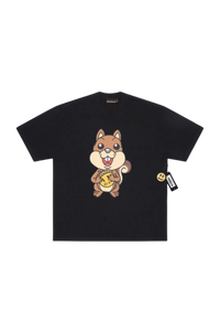 Drew House Sherman SS Tee featuring a cute cartoon character on a black background