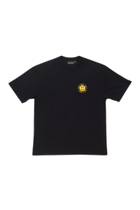 Drew House Tokyo SS Tee in black with a smiling face logo on the chest