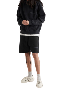 Men's Fear Of God Essentials FW21 Core Collection Shorts Black Reflective with a relaxed fit