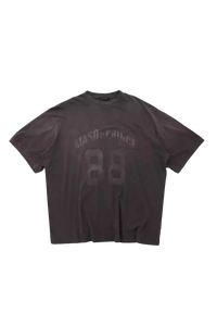 Masonprince 88 t-shirt in dark gray with bold front print and relaxed fit