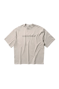 Masonprince Basic Logo Tee in Light Gray Cotton for Stylish Casual Wear