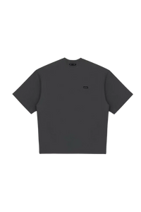 Masonprince Sorona logo tee in dark gray with a small chest logo and short sleeves