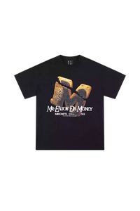 MEDM Big M Cookie Tee from Mr Enjoy Da Money in black with bold graphic design