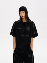 Masonprince All Black Lightweight Redesigned Team Short-Sleeved Shirt