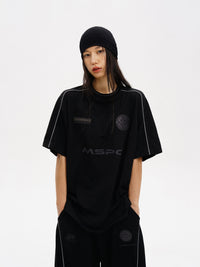 Masonprince All Black Lightweight Redesigned Team Short-Sleeved Shirt