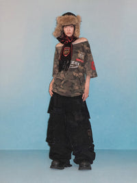 Masonprince  Camouflage Inclusive Knitted Top