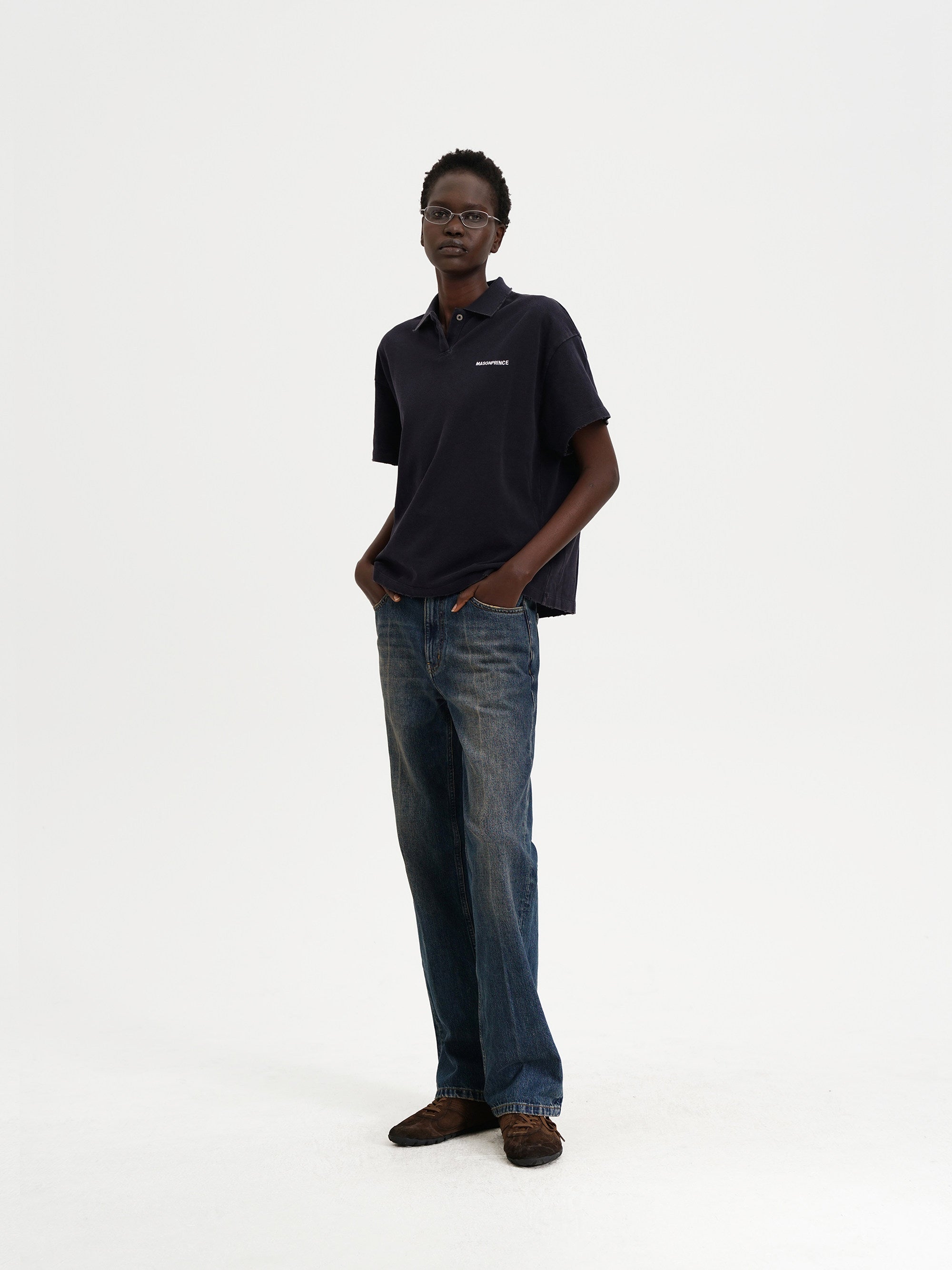 Masonprince  Breathable Advocate Pearly Urban Short Polo Shirt
