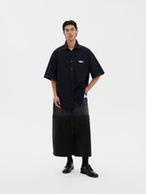 Masonprince Handwritten Label Pima Cotton Short-Sleeved Shirt