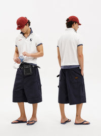 Masonprince Fake Two Polo Tops
