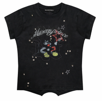 Masonprince  New Year Unfinished Parody Bear Double-Style Reversed Short-Sleeve T-Shirt