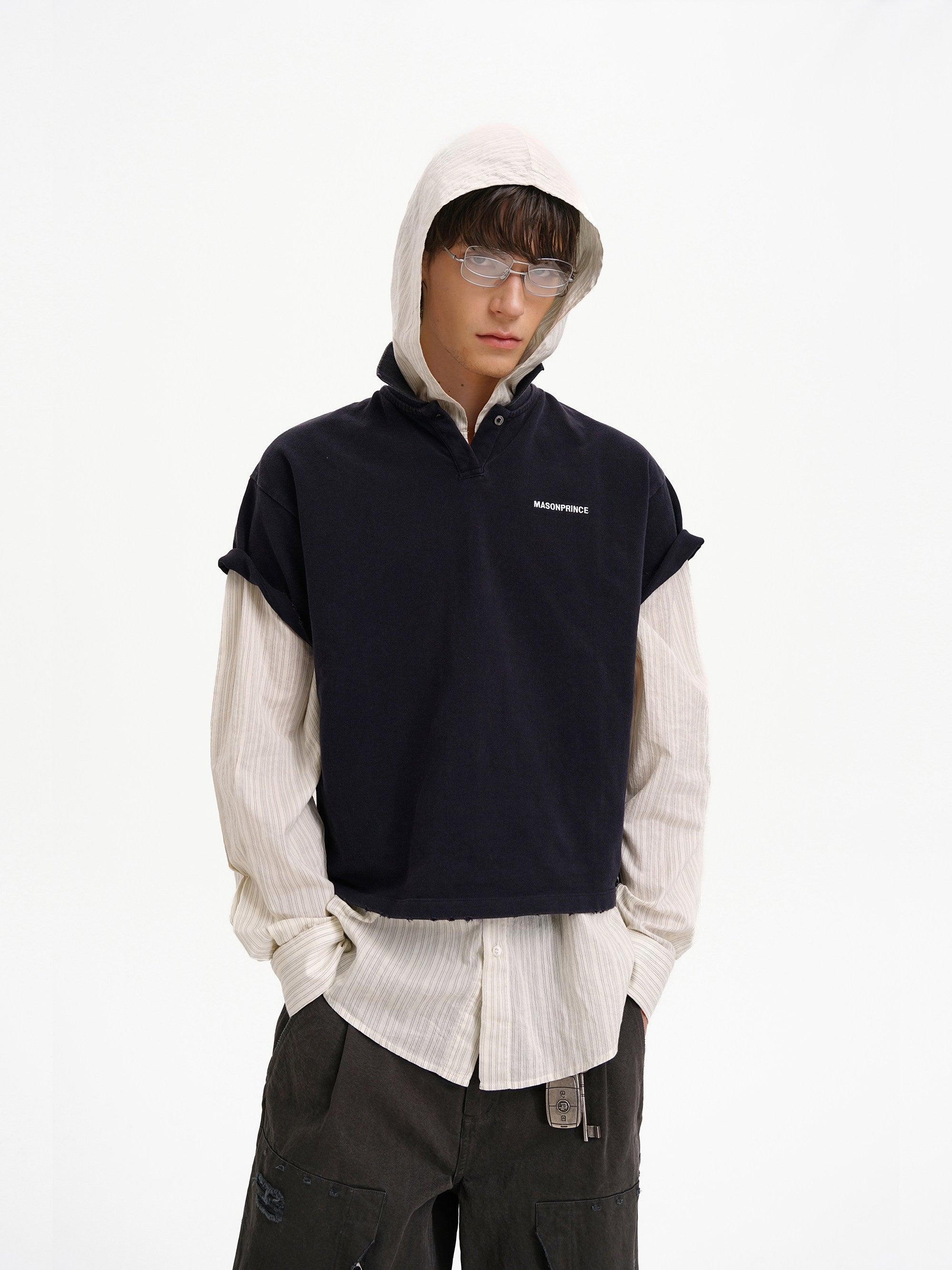 Masonprince  Breathable Advocate Pearly Urban Short Polo Shirt