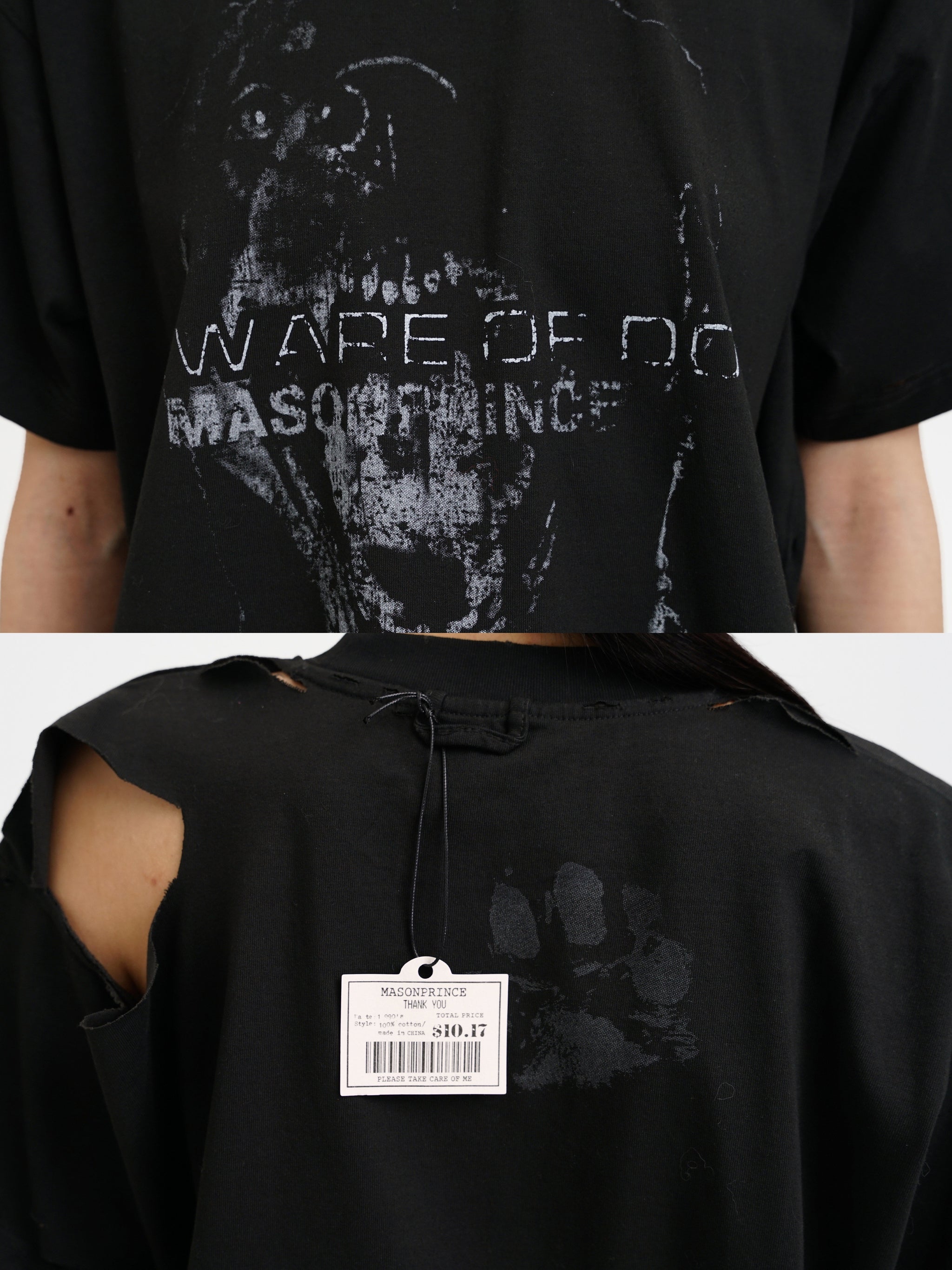 Masonprince Limited Evil Dog Boxy Short-Sleeved Top