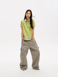 Masonprince Fake Two Polo Tops
