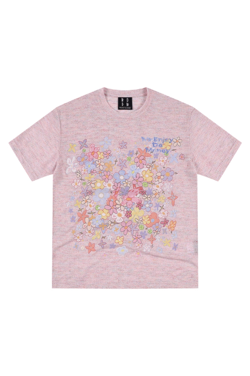 MEDM Dream Bubble Manga Flower All Over Print Heather Tee