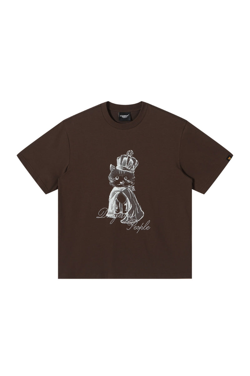 Dangerouspeople DSP Bomb King Print Embroidery Loose‑Fit Tee