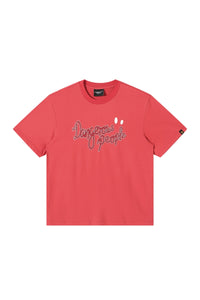 DangerousPeople DSP Mini‑D Carousel 3D Embroidery 100% Cotton Tee