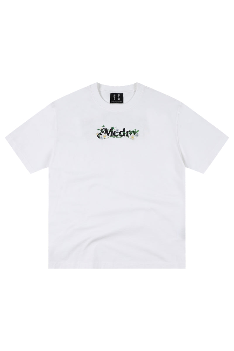 MEDM Color-Changing Floral Embroidery Loose Couple T-shirt