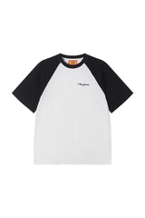 AFGK Waffle Raglan Tee American Campus Unisex Color Block Casual T-shirt