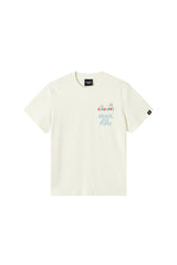 Dangerouspeople｜Popcorn Patch‑Pocket Loose Versatile T‑Shirt