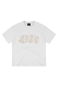 MEDM Royal Pattern Logo Embroidered Tee