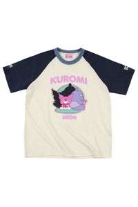 MEDM x Sanrio Kuromi Raglan Couple Tee