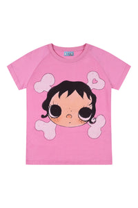 MEDM YUY Jade Big Face Bone Women Slim Raglan Tee