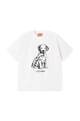 AFGK 26SS Spotted Dog Print Tee Unisex American Street Couple T-shirt