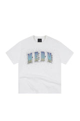 MEDM Gradient Rhinestone Glitter Couple Tee
