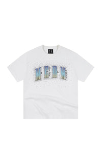 MEDM Gradient Rhinestone Glitter Couple Tee