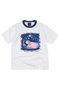 MEDM x Iria's Mailbox Starry Sky Glitter Print Cute Tee