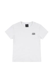 MEDM Letter Embroidery Heavyweight Basic Streetwear Tee