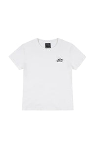 MEDM Letter Embroidery Heavyweight Basic Streetwear Tee