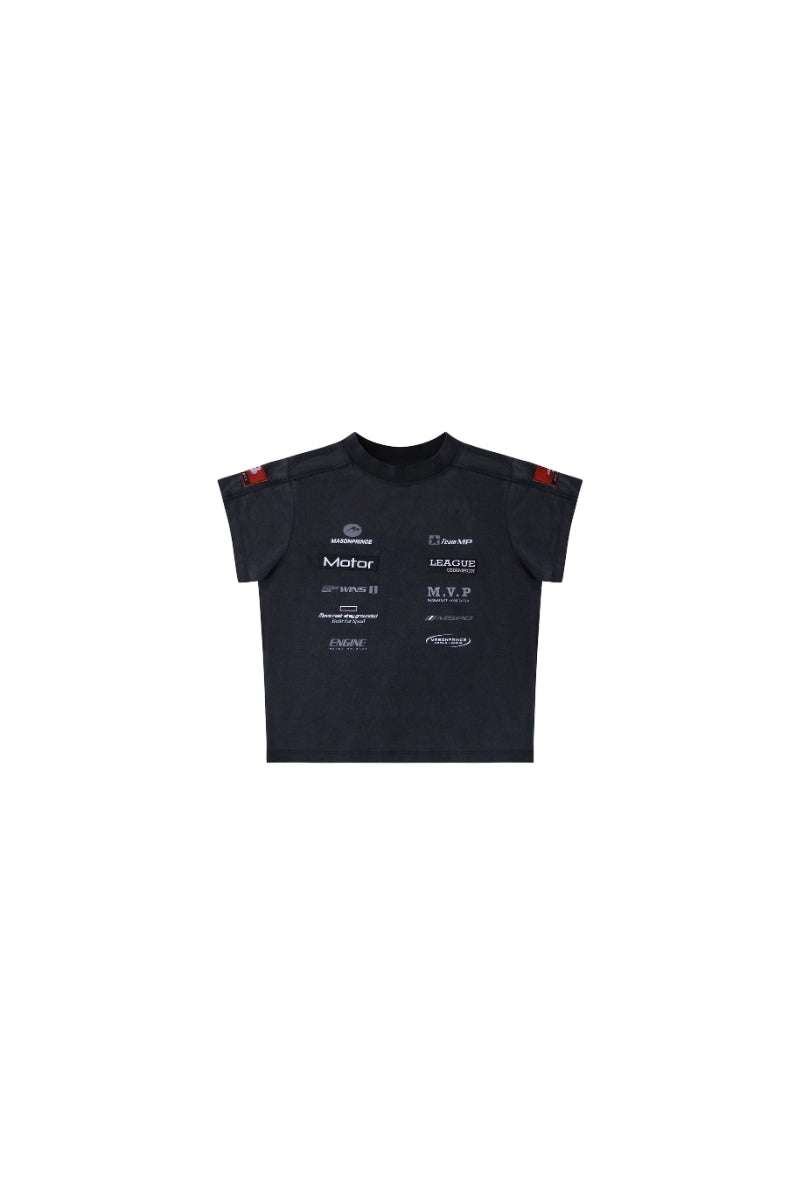 MASONPRINCE Sponsor Red Label Moto Series Cotton Team T-Shirt