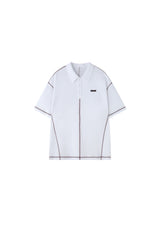 BJHG Summer Men Retro Waffle Knit Polo Shirt Quick‑Dry American Daily Wear Top