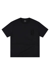 MEDM 3D Rhinestone Letter Heavy Cotton T-shirt Unisex