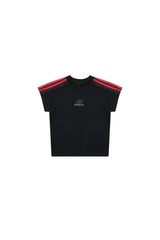 MASONPRINCE Raw Edge Contrast 4-Stripe VI Tee