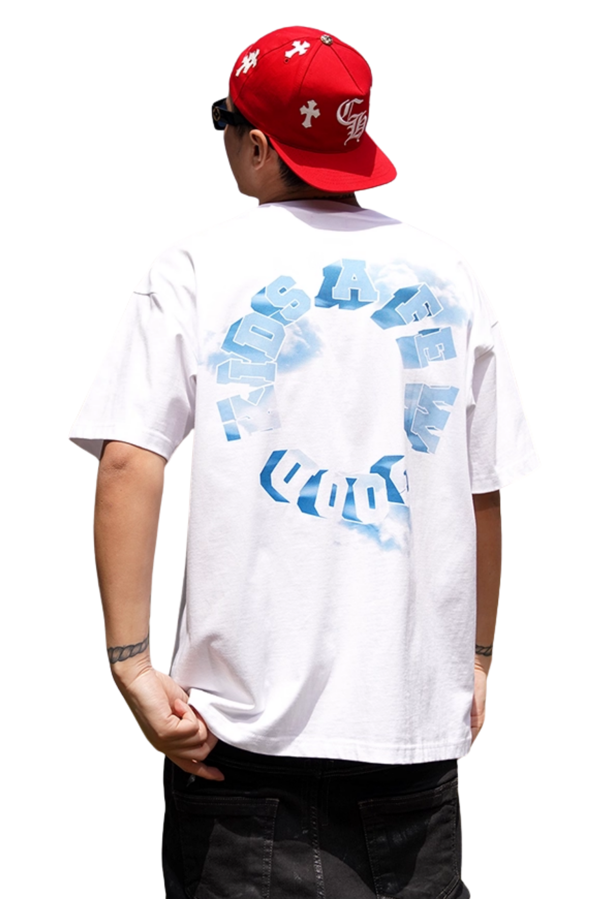 AFGK Cloudy Sky Ring Logo Tee